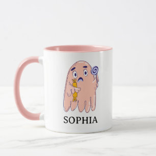Taza Fantasma de Halloween Personalizado Lindo