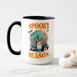 Taza Fantasma de temporada espeluznante y diseño de Hal