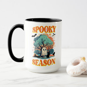 Taza Fantasma de temporada espeluznante y diseño de Hal
