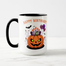 Taza Fantasma Halloween B-day Tartas de calabaza y fant