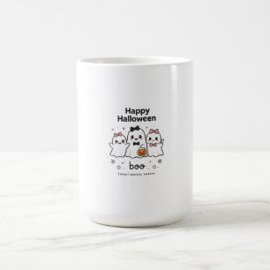 Taza Fantasma Kawaii Regalo de Café de Halloween C