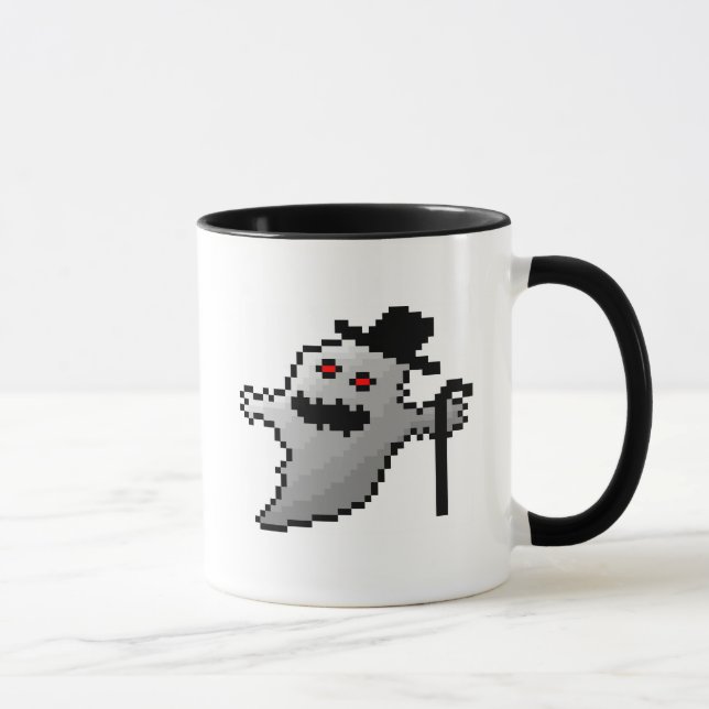 Taza Fantasma lindo del pixel (Derecha)