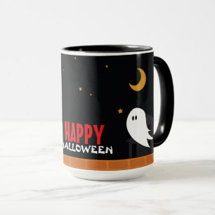 Taza Fantasma lindo paseando por el ayuntamiento en la