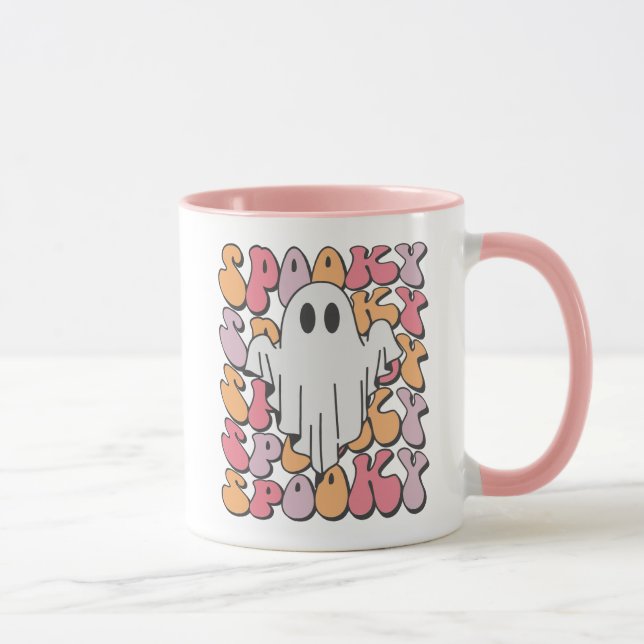 Taza Fantasma retro fantasmal (Derecha)
