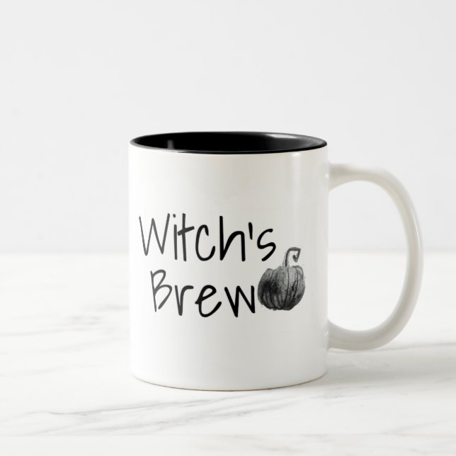 Taza fantasmagórica de la bruja de Halloween (Derecha)