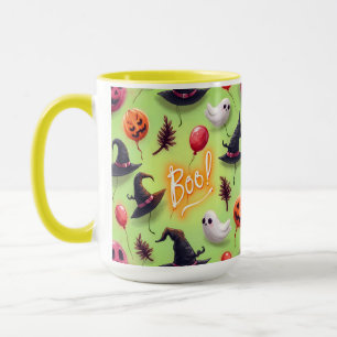 Taza Fantasmas y globos, Halloween, de Natasha Us