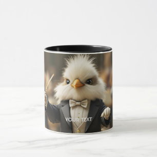 Taza Fantasy Cute Bird organiza una orquesta