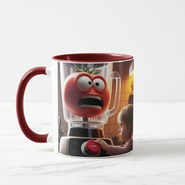 Taza Fantasy Cute Chica Tomato Blender (Izquierda)