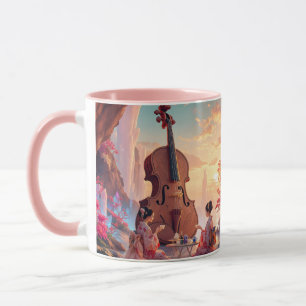 Taza Fantasy Cute Chicas de violín té