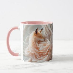 Taza Fantasy Cute Chiffon Fabric Fox