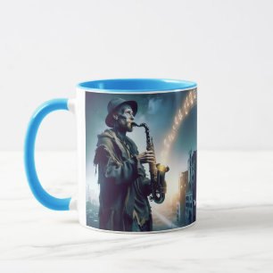 Taza Fantasy Cute City Music Man