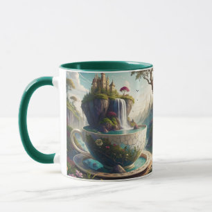 Taza Fantasy Cute Cup Castle Lake