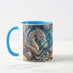 Taza Fantasy Cute Dragon Stone Caverne