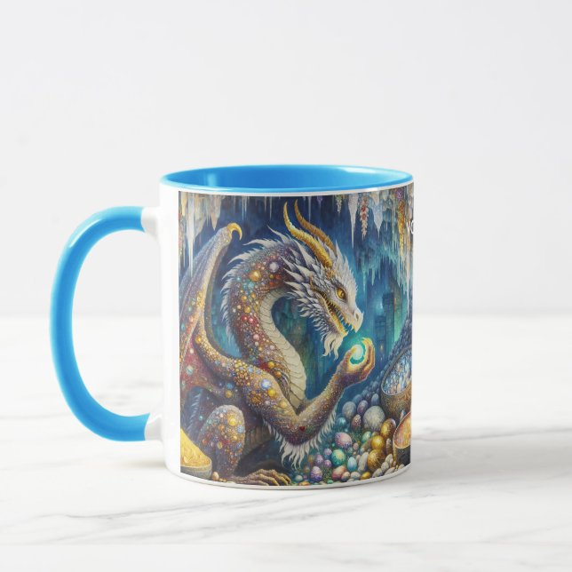 Taza Fantasy Cute Dragon Stone Caverne (Izquierda)