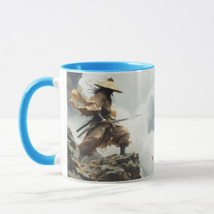 Taza Fantasy Cute Katana Samurai Nubes