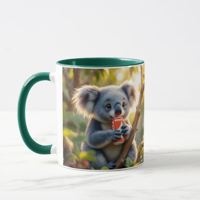 Taza Fantasy Cute Koala Bebe Árbol (Izquierda)