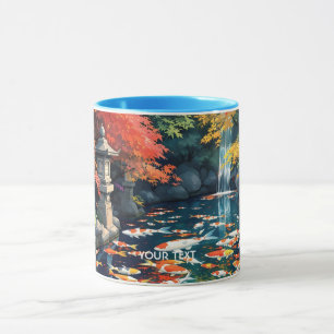 Taza Fantasy Cute Koi Fish Pond