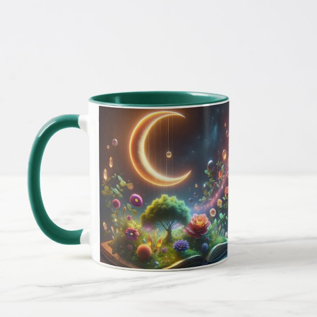 Taza Fantasy Cute Moon Garden Book (Izquierda)