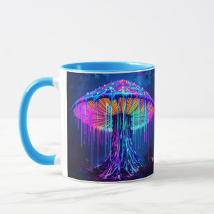 Taza Fantasy Cute Mushroom Surreal Forest