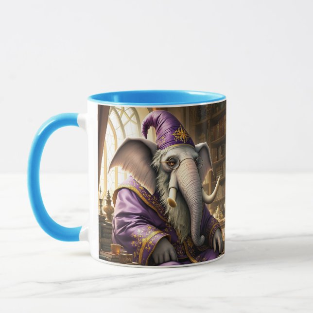 Taza Fantasy Cute Old Elephant Wizard (Izquierda)