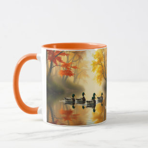 Taza Fantasy Cute Otumn Lake River