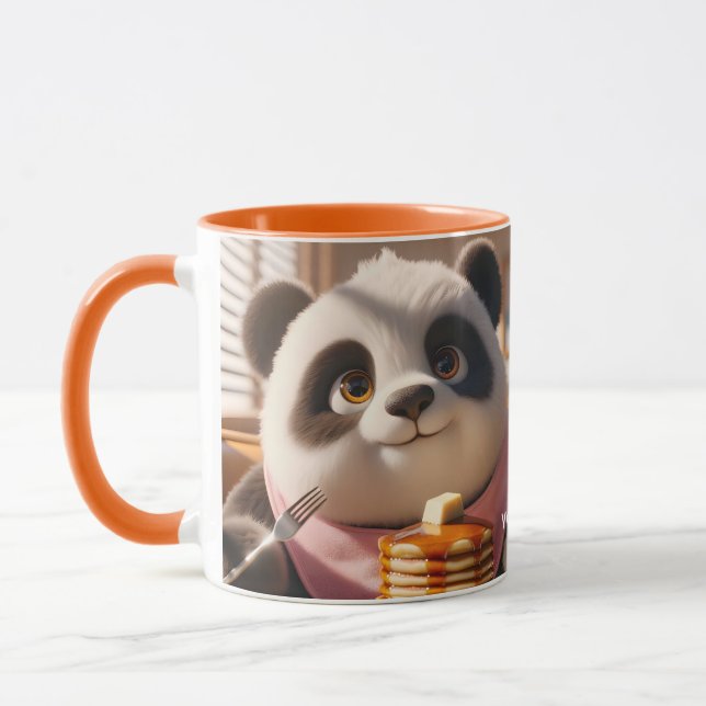 Taza Fantasy Cute Panda Comer Pandas (Izquierda)