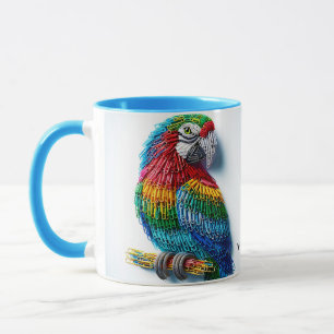 Taza Fantasy Cute Paper Clips Bird