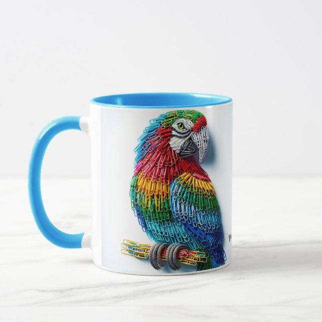 Taza Fantasy Cute Paper Clips Bird (Izquierda)