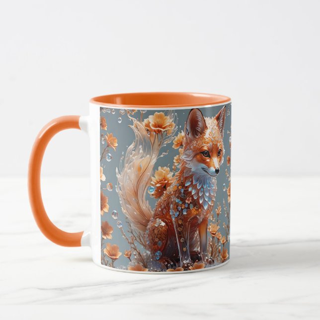 Taza Fantasy Cute Red Glass Fox (Izquierda)