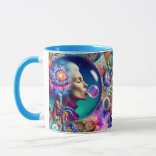 Taza Fantasy Cute Resumen Collage
