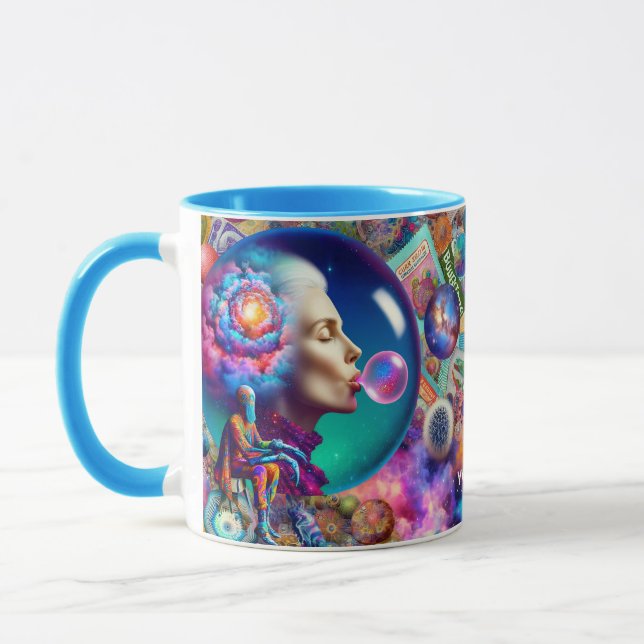 Taza Fantasy Cute Resumen Collage (Izquierda)