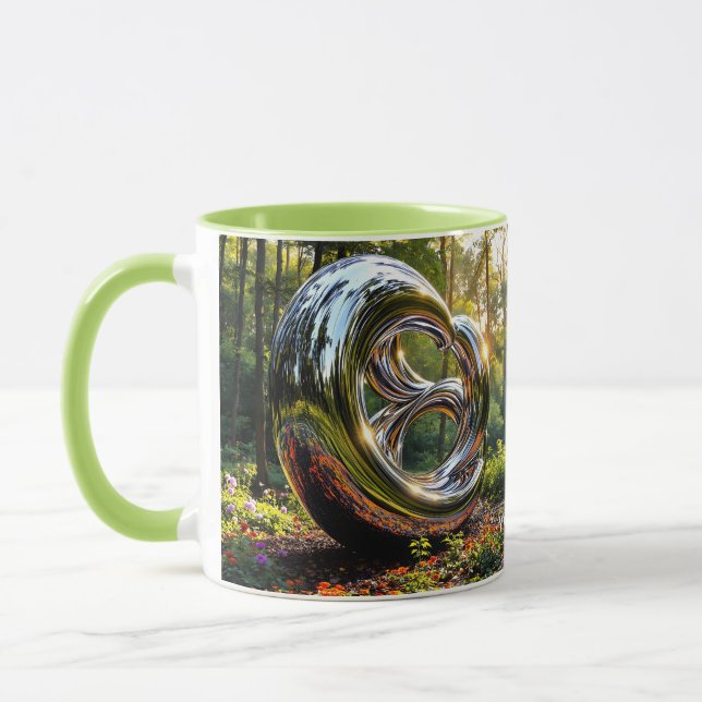 Taza Fantasy Cute Resumen Estructura cromada (Izquierda)