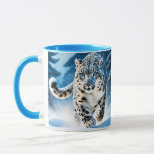 Taza Fantasy Cute Snow Leopardo