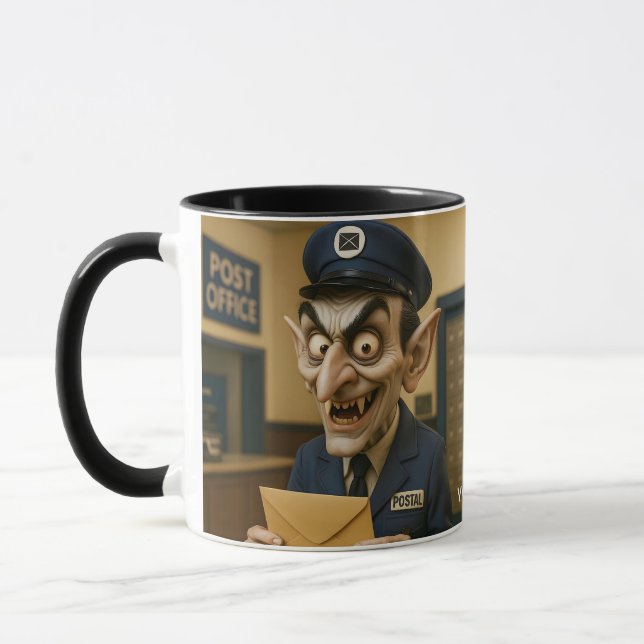 Taza Fantasy Cute Strange Postal Worker (Izquierda)