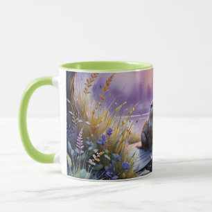 Taza Fantasy Cute Sunset Purple Lake