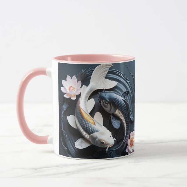 Taza Fantasy Cute Two Koi Fish (Izquierda)