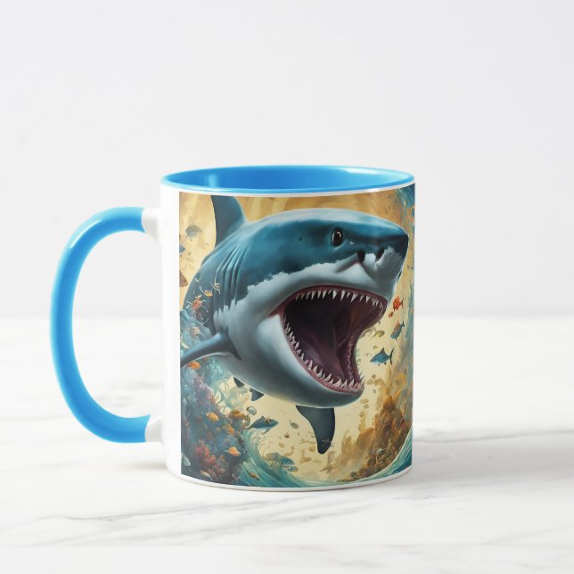 Taza Fantasy Cute Vivid Flowers Sharm Wave (Izquierda)