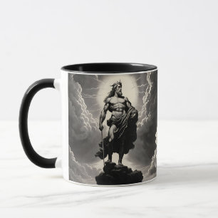 Taza Fantasy Cute Vivid Greek God Clouds