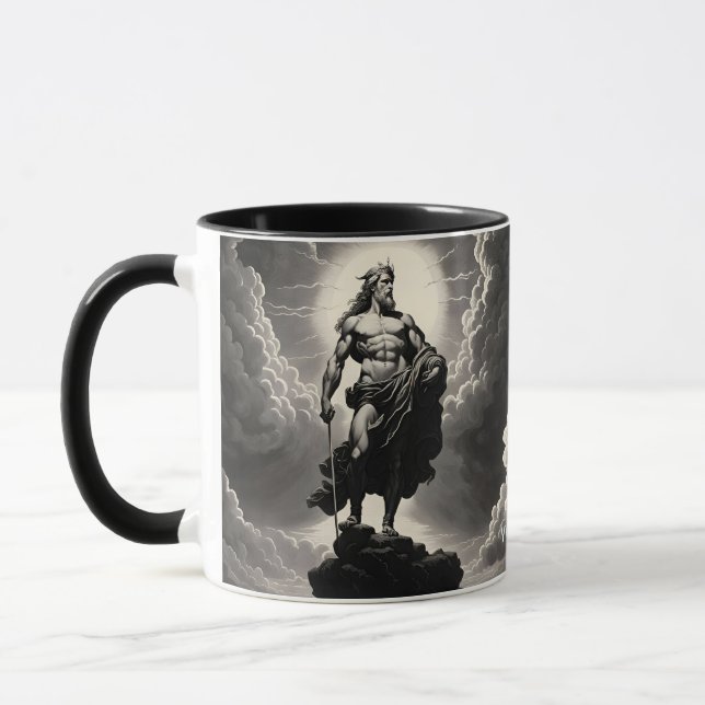 Taza Fantasy Cute Vivid Greek God Clouds (Izquierda)