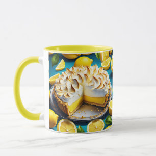 Taza Fantasy Cute Vivid Lemon Meringue Pie