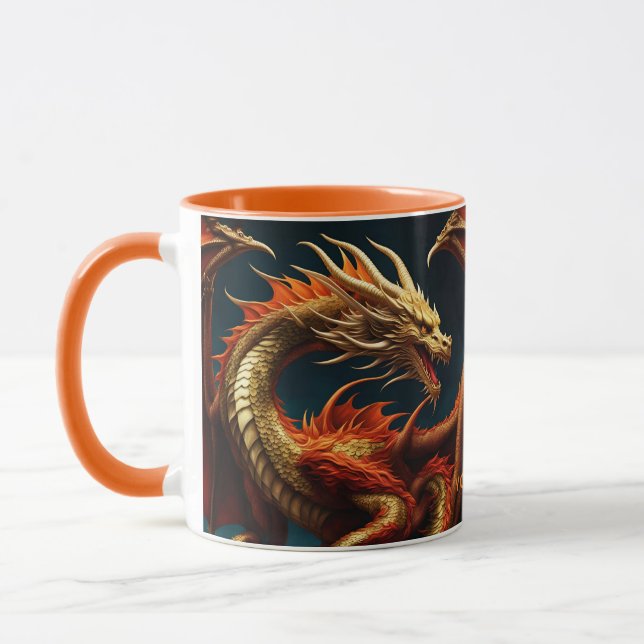 Taza Fantasy Cute Vivid Majestic Gran Dragón (Izquierda)