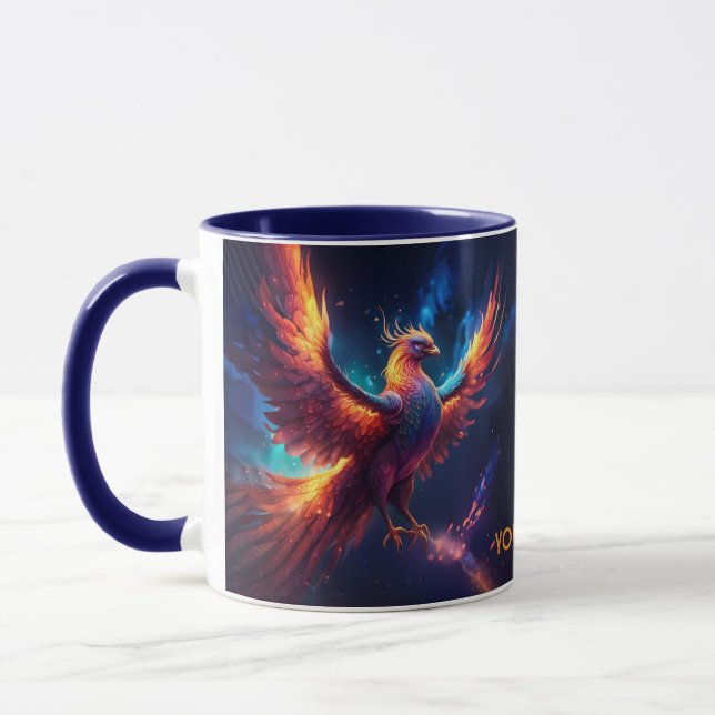 Taza Fantasy Cute Vivid Rising Phoenix (Izquierda)