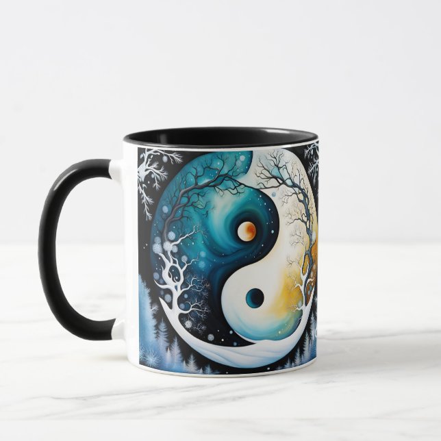 Taza Fantasy Cute Vivid Yin-Yang Day Night (Izquierda)