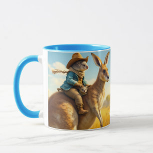 Taza Fantasy Cute Wombat Kangaroo Koala