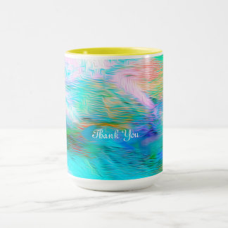 Taza Fantasy Magic Abstract – Rainbow Whimsy Thanks