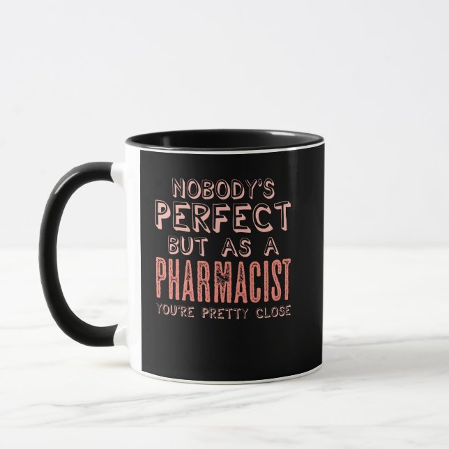 Taza Farmacéutica Perfecta Chiste Farmacia farmacia far (Izquierda)