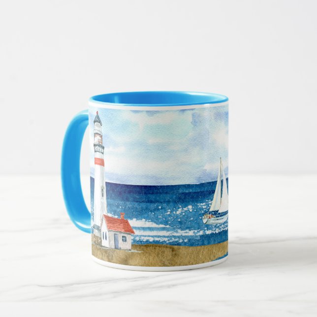 Taza Faro acuático (Anverso izquierdo)