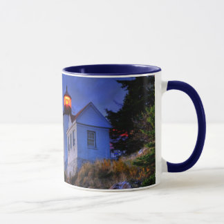 Taza Faro bajo del puerto, Maine