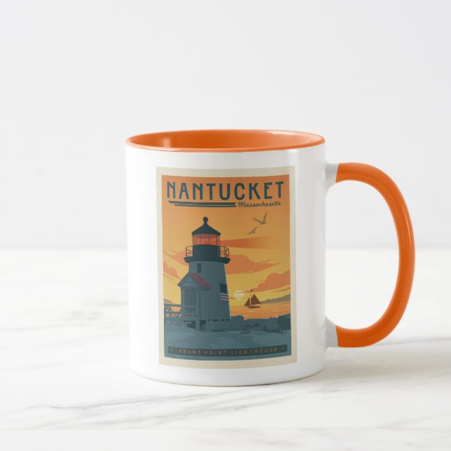 Taza Faro de Brant Point | Mamáes de Nantucket (Derecha)