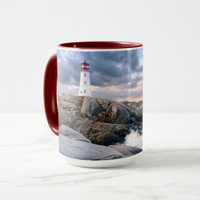 Taza Faro de la ensenada de Peggy (Anverso izquierdo)